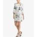 Ralph Lauren Dresses | New Lauren Ralph Lauren Floral-Print Bell-Sleeve Crepe Dress (Size 8) | Color: Black/White | Size: 8