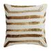 Decorative Throw Pillow Cover Accent Pillow Couch Sofa Pillow 14x14 inch (35x35 cm) Ivory Silk Pillow Cover Embroidered Gold Sequins Gold Pillow Cover Modern Abstract - Gold Gong