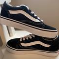 Vans Shoes | (New) Kids Vans Size 1.0 Black/True White | Color: Black/White | Size: 1bb