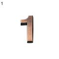Modern House Numbers - 0-9 Modern House Door Plaque Address Arabic Number Digit Plate Sign Decoration - Contemporary Home Address - Sign Plaque - Door Number