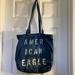 American Eagle Outfitters Bags | Adorable Denim American Eagle Tote | Color: Blue/White | Size: Os