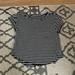 American Eagle Outfitters Tops | American Eagle Striped Tee- Super Soft! | Color: Black | Size: Xs