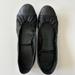 J. Crew Shoes | J Crew Black Contrast Cap Toe Leather Ballet Flat | Color: Black | Size: 12