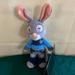 Disney Toys | Disney Nuimo Judy Hopps And Posable Plush New With Tag | Color: Blue/Gray | Size: 4” X 9”