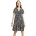 Anthropologie Dresses | Anthropologie Maeve Sacha Tiered Textured Dress Sz S | Color: Black/White | Size: S