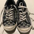 Coach Shoes | Coach Sneakers - Including Cute Coach Label On Laces. Good Condition | Color: Black/Gray | Size: 7