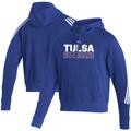 Men's adidas Royal Tulsa Golden Hurricane Fashion Pullover Hoodie