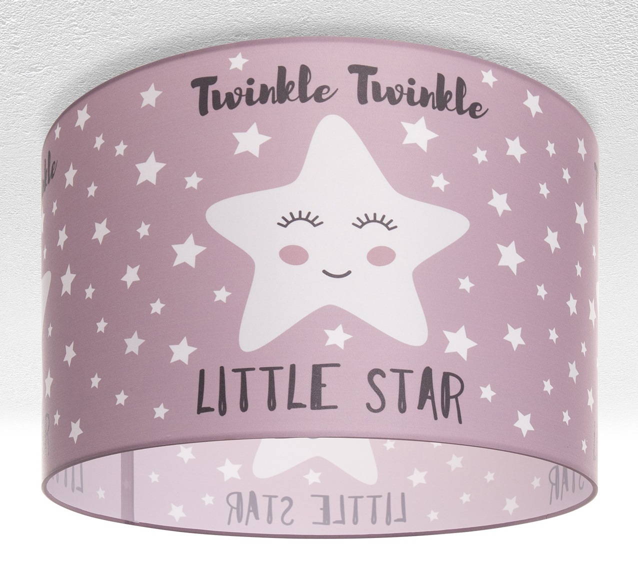 PACO HOME Deckenleuchte "Aleyna 105", weiß, 1, Ø 45,5cm H: 29,5cm, Leuchten, Kinderlampe Deckenlampe LED Kinderzimmer Sternen Motiv E27, Kinderlampe