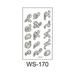 New Luminous Waterproof Temporary Body Tattoos fluorescent notes Flowers Stars WS-170