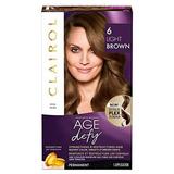 Clairol Age Defy Permanent Hair Dye 6 Light Brown Hair Color Pack of 1