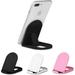 Cell Phone Stand 3Pack Portable Foldable Desktop Cell Phone Holder Adjustable Universal Multi-Angle Cradle Stands for Tablet iPad iPhone X/xr/xs max Samsung Galaxy Black White Pink