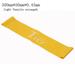 Body Building Loop Exercise Expander Gym Strength Training Elastic Band Resistance Bands Ruber YELLOW LIGHT TENSILE