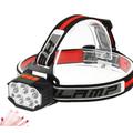 LED headlamp headlamp rechargeable 1100 lumens red super bright headlamp flashlight 7 lighting modes waterproof sports induction camping headlamp suitable for outdoor hiking travel ï¼ˆ1pcsï¼‰
