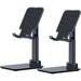 Cell Phone Stand Tenlamp Angle Height Adjustable Cell Phone Holder Fully Foldable Cell Phone Stand for Desk Compatible with All Mobile Phones iPhone Switch iPad Tablet (2 Black)\u2026