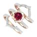 Kayannuo Clearance 3-in-1 Alloy Inlaid Rhinestone Female Ring Popular Exquisite Ring Fashion Rings Jewelry