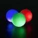 KARLSITEK Glow in The Dark Golf Balls Glow Golf Ball with 3 Light Sources Super Bright in Dark Light Up LED Golf Balls for Night & Golf Gift for Men Women Kids(Mixed Color 3pcs)