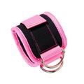 Prettyui Sport Ankle Straps Padded D-ring Ankle Cuffs for Gym Workouts Cable Machines Leg Exercises Adjustable Ankle Support