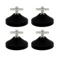 4Pcs Billiard Pool Table Leg Levelers Foosball Table Foot Adjustment Pad