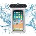loopsun Universal Waterproof Phone Pouch IPX8 Waterproof Phone Case For Beach Underwater Cellphone Dry Bag With Lanyard Fits All Phones Up To 7.2IN