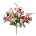 Roses Bouquet Bouquet branches Artificial 7 Silk 21 Consisting Rose Decorative Home Decor Flowers in Vase Artificial Flowers Basket Artificial Flower Petals Coral Roses Artificial Flowers Forsythia