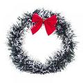 16CM Artificial Christmas Wreath 5 Pcs Art Rattan Reed Wreath Garland Christmas Decoration Ornaments Party Home Window Decor