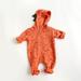 Aayomet Rompers For Baby Boys Baby Boys Girls Pajama Set Kids Toddler Snug fit Basic Cotton Sleepwear pjs for Daily Orange 18-24 Months