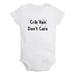 Crib Hair Don t Care Funny Rompers For Babies Newborn Baby Unisex Bodysuits Infant Jumpsuits Toddler 0-12 Months Kids One-Piece Oufits (White 0-6 Months)