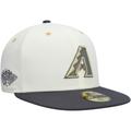 Men's New Era White/Charcoal Arizona Diamondbacks 2011 MLB All-Star Game Chrome 59FIFTY Fitted Hat