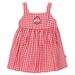Girls Toddler Garb Scarlet Ohio State Buckeyes Cara Woven Gingham Dress