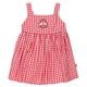 Girls Toddler Garb Scarlet Ohio State Buckeyes Cara Woven Gingham Dress