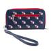 Women's Cleveland Guardians Zip-Around Wristlet Wallet