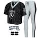 Women's Black/Silver Las Vegas Raiders Game Day Costume Set