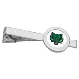 Silver Binghamton Bearcats Team Logo Tie Bar