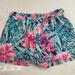 Lilly Pulitzer Bottoms | Lilly Pulitzer Girls Petra Shorts Tropical Size 6-7 | Color: Blue/Pink | Size: 6-7