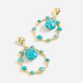 J. Crew Jewelry | J.Crew Semi-Precious Stone Statement Earrings | Color: Blue | Size: Os