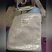 Coach Bags | Coach Carriage Metallic Crossbody File Bag Purse Swingpack | Color: Cream/Silver | Size: Os