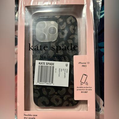 Kate Spade Cell Phones & Accessories | Black Glitter Kate Spade Iphone 13 Pro Case | Color: Black | Size: Iphone 13 Pro