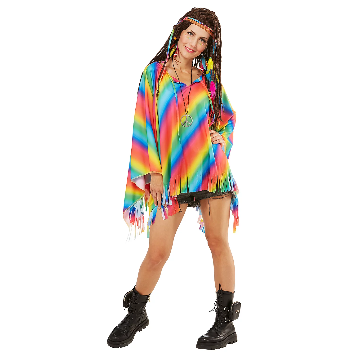 buttinette Poncho Rainbow, unisex Image