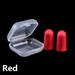 1/5 Pairs Soft Sleeping Rebound Anti-noise Earmuffs Tapered Shape Polyurethane Foam Earplugs RED 1 PC