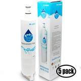 5-Pack Replacement for Whirlpool L400 Refrigerator Water Filter - Compatible with Whirlpool L400 Fridge Water Filter Cartridge - Denali Pure Brand