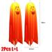 2Pcs LED Halloween Hanging Ghost Lamps Chandelier Pumpkin Girl Night Light Atmosphere Lights Horror Ghost For Party Halloween Decor