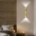 Modern LED Wall Light Elegant Up&Down Lamp Sconce Lighting Home Bedroom Fixture 35CM LED Wall Light Up Down Indoor Outdoor Room Sconce 6W Lamp Bedroom Hotel Double Head Lighting Gold Aluminium LED