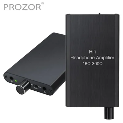 PROZOR – amplificateur de casque Portable 16-300 Ohm 3.5mm batterie d'alimentation intégrée