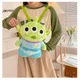 Sac d'École en Peluche Monstre à Trois Yeux pour Enfant Sac à Dos Dessin Animé Kawaii Doux pour