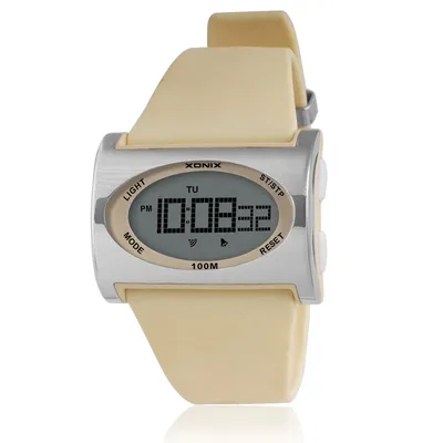 GOLDEN-Montre électronique étanche à LED pour fille et étudiant montre-bracelet multifonction