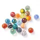 Boule de verre crème pour jeu de console Pinball petites billes jouets Pat perles parent-enfant