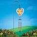 Solar Cross and Wings Windchime with Hook - 15.000 x 9.630 x 5.000
