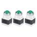 LED Indicators AC 220V, AD11-25/40 Green Signal Light, Panel Mount 1" 25mm 3Pcs