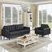 Empress 2-piece Bonded Leather Armchair and Sofa Set