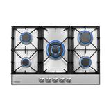 thermomate 30 in. Built-in Gas Stove Cooktop Stainless Steel, NG/LPG Convertible with 5 Sealed Burners